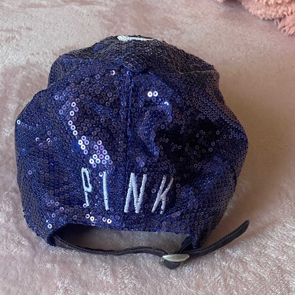 Victoria's Secret Kids Sequin Cap - Blue and White